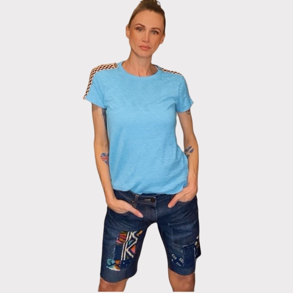 @STATEOFFASHN Pants - @STATEOFFASHN “Patch~Ready” custom Bermuda short